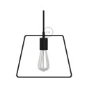 Metal Duedì Base lampshade with metal lamp holder cover and E27 lamp holder