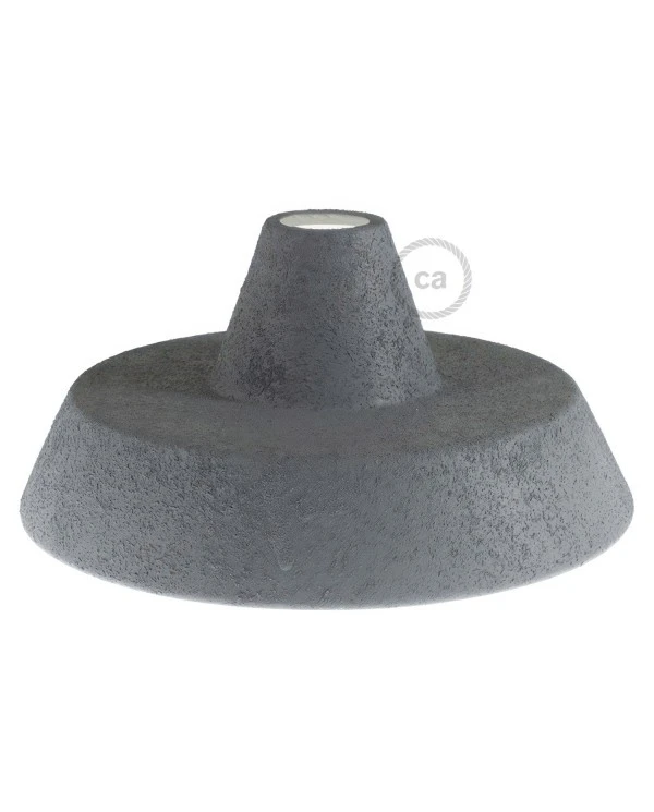 Industrial Ceramic lampshade for suspension - Made in Italy