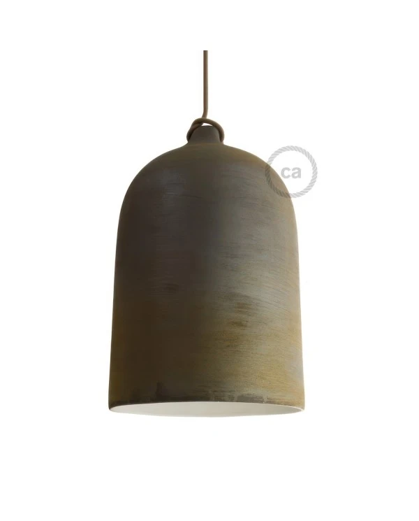 Bell XL ceramic lampshade for suspension - Made in Italy