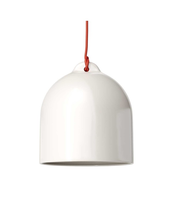 Bell M ceramic lampshade for suspension - Made in Italy