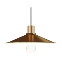 Swing enamelled metal lampshade for E27 fitting