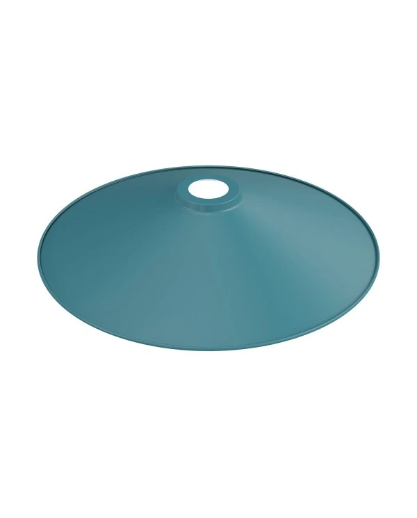 Swing enamelled metal lampshade for E27 fitting