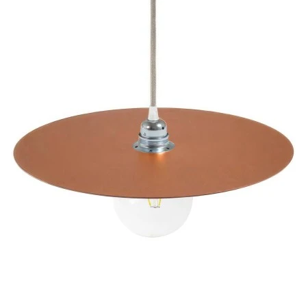 Ellepì dish oversize painted iron plate for suspension, 40cm diameter - Made in Italy - Copper