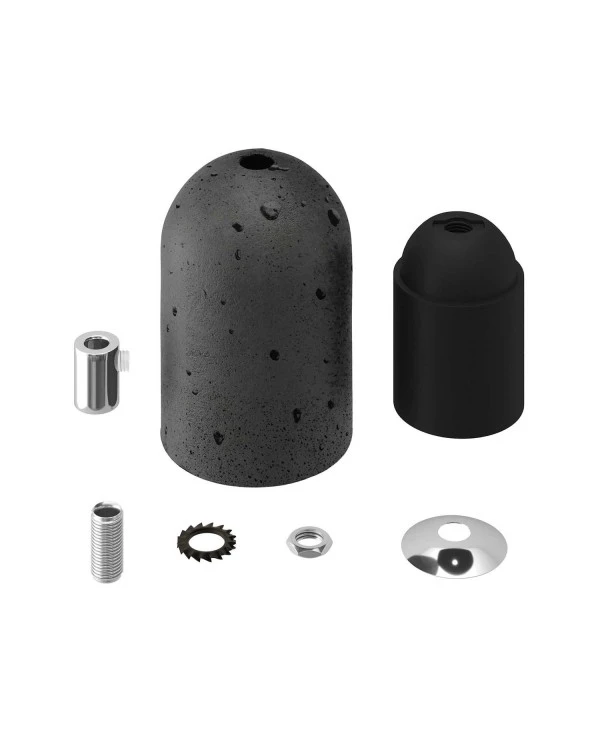 Cement E27 lamp holder kit