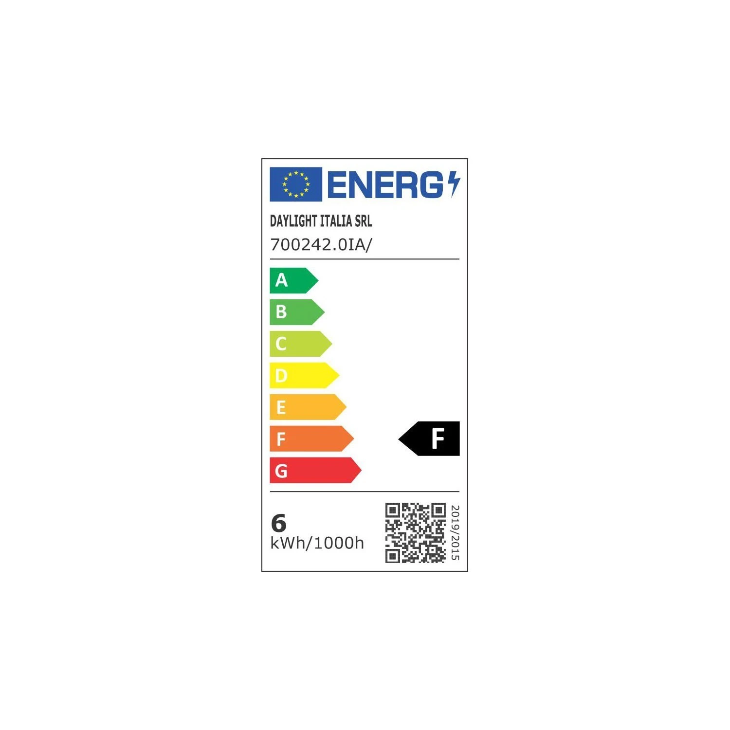 LED Porcelain Light Bulb Creta 6W 540Lm E27 2700K Dimmable