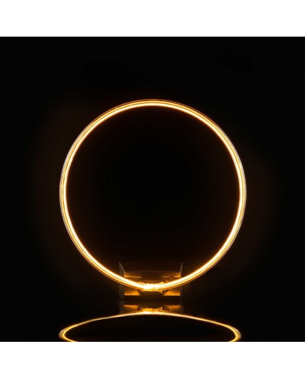 LED Art Ring Light Bulb 8W 350Lm S14d 2200K Dimmable
