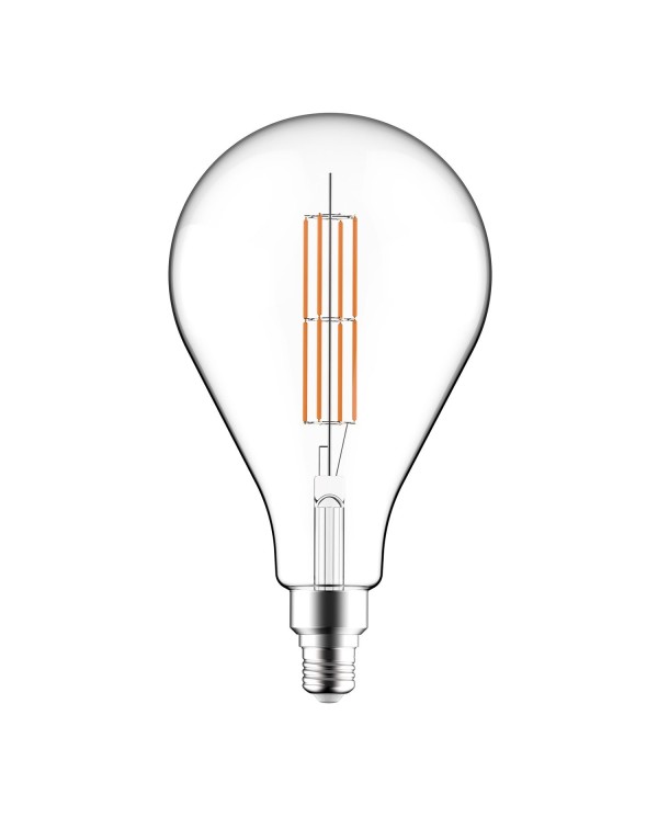 LED Clear Light Bulb XXL PS160 Double Long Filament 11W 1521Lm E27 2700K Dimmable