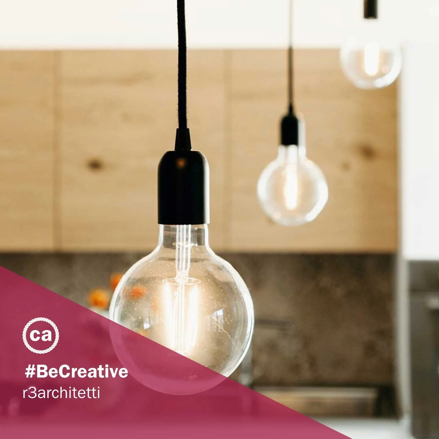 Pendant lamp with textile cable, rose and hemispherical metal lamp holder - Made in Italy - Bulb included