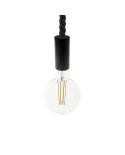 Pendant lamp with 2XL 24mm nautical cord painted wood details - Made in Italy