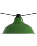 Double ferrule black thermoplastic E27 lamp holder kit for lampshade and Lumet String Lights
