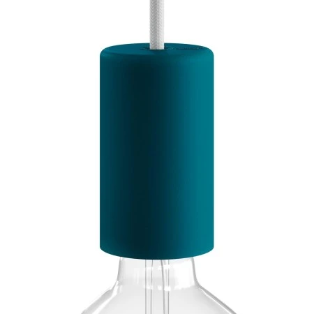 EIVA ELEGANT, E27 outdoor silicone lamp holder kit - the first IP65 wirable lamp holder worldwide - Petrol