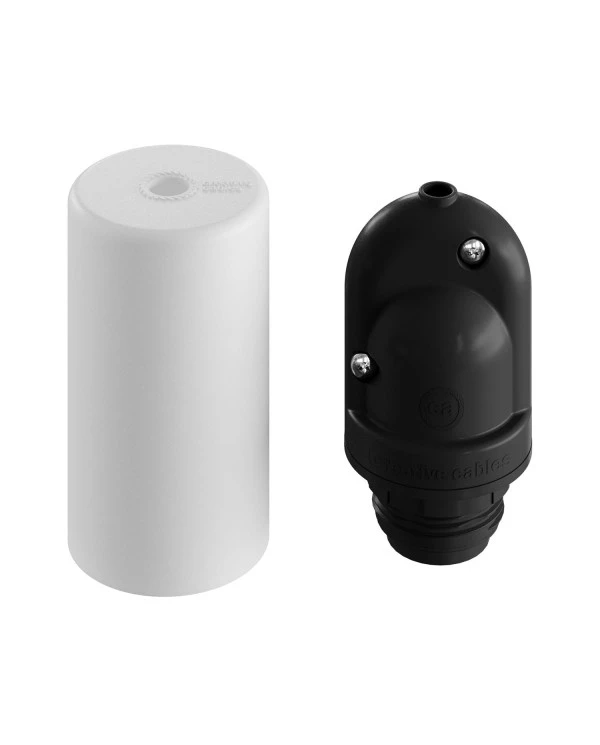 EIVA ELEGANT, E27 outdoor silicone lamp holder kit - the first IP65 wirable lamp holder worldwide