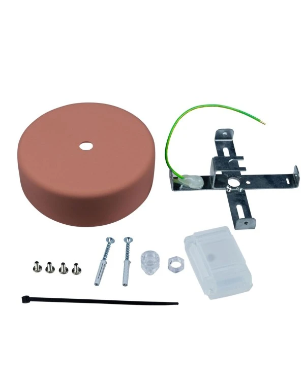 EIVA Cylindrical outdoor ceiling rose kit IP65 - in soft touch silicone