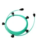 Ready-to-use 7,5m Lumet String Light with Kit with 5 black Lamp Holders, Hook and Plug