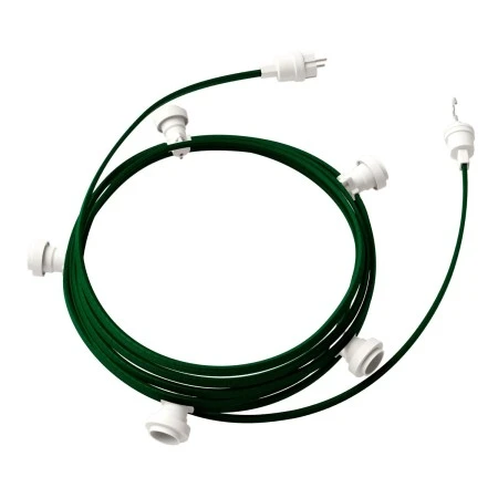 Ready-to-use 7,5m Lumet String Light with Kit with 5 white Lamp Holders, Hook and Plug - CM21