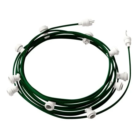 Ready-to-use 12,5m Lumet String Light with Kit with 10 white Lamp Holders, Hook and Plug - CM21