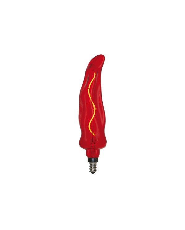 Kitchen line Red Pepper LED bulb Spiral filament 3W 90Lm E14 1000K Dimmable