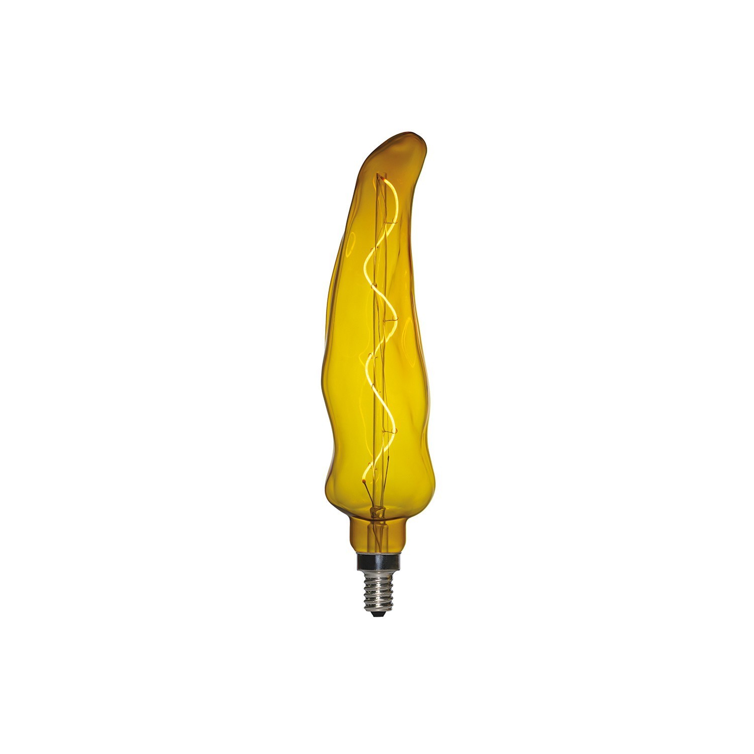 Kitchen line Yellow 250Lm Pepper LED bulb Spiral filament 3W E14 2000K Dimmable