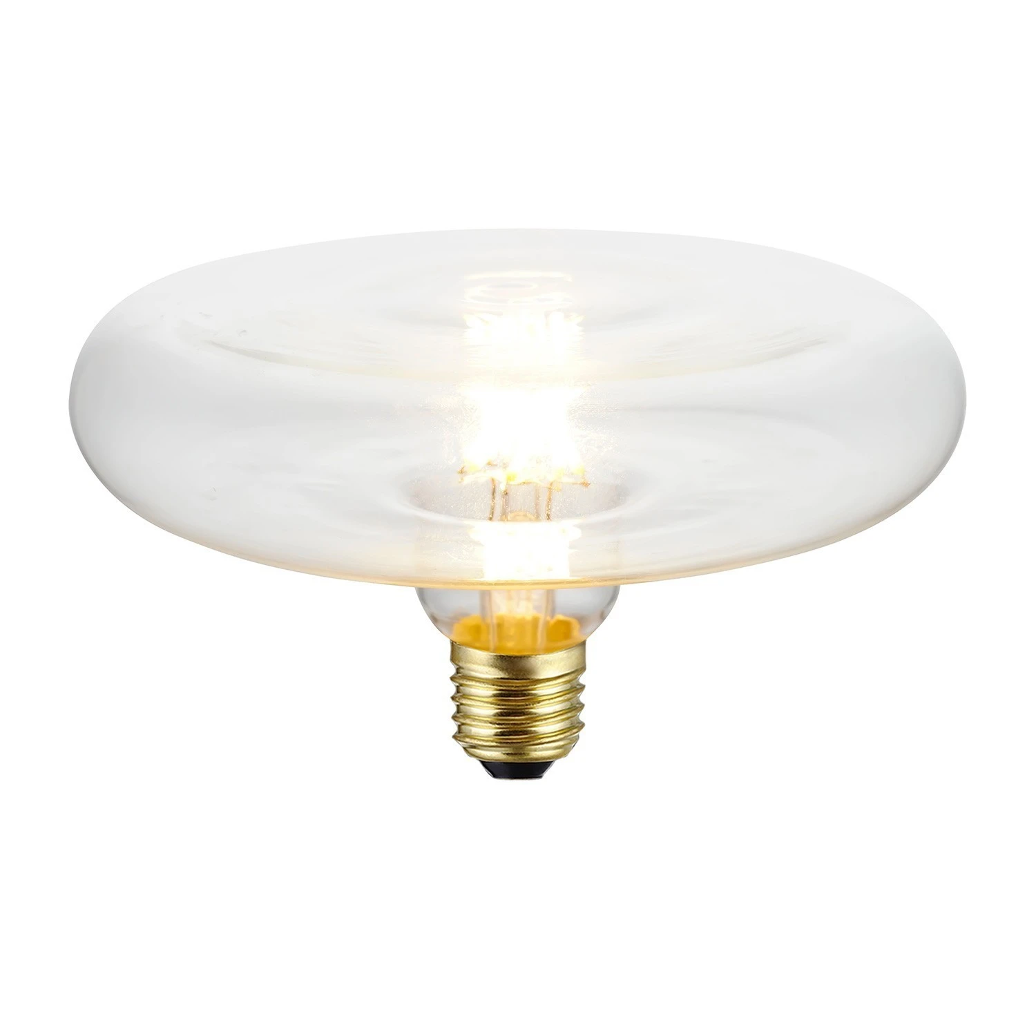 DASH D170 LED Clear bulb twisted filament 6W 610Lm E27 2700K Dimmable