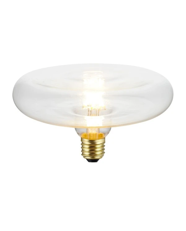 DASH D170 LED Clear bulb twisted filament 6W 610Lm E27 2700K Dimmable