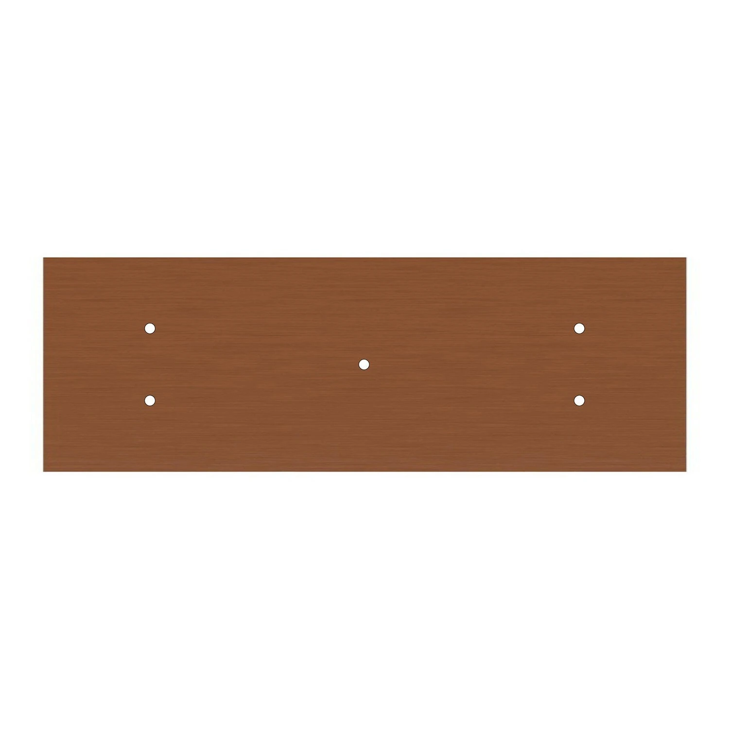 Rectangular XXL Rose-One 5-hole and 6 side holes ceiling rose, 675 x 225 mm