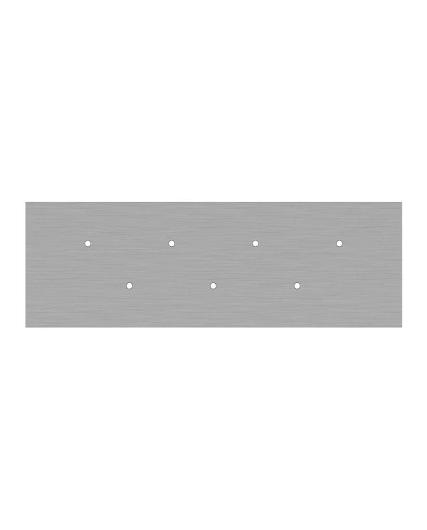 Rectangular XXL Rose-One 7-hole and 6 side holes ceiling rose, 675 x 225 mm
