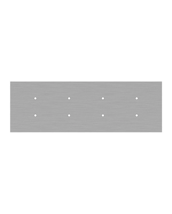 Rectangular XXL Rose-One 8-hole and 6 side holes ceiling rose, 675 x 225 mm