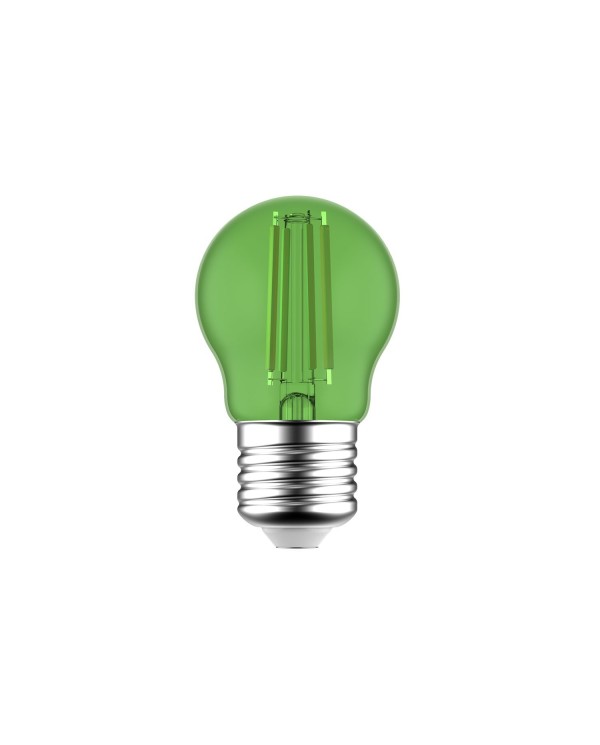 LED Globetta G45 Green 1.4W 75Lm E27 Bulb