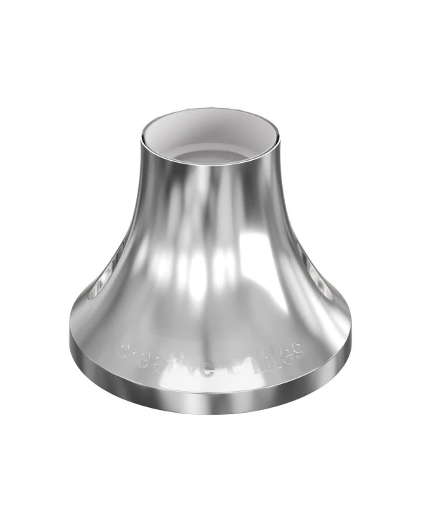 Metallic E27 wall or ceiling lampholder