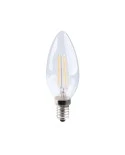 LED Olive Transparent 6W 806Lm E14 2700K bulb