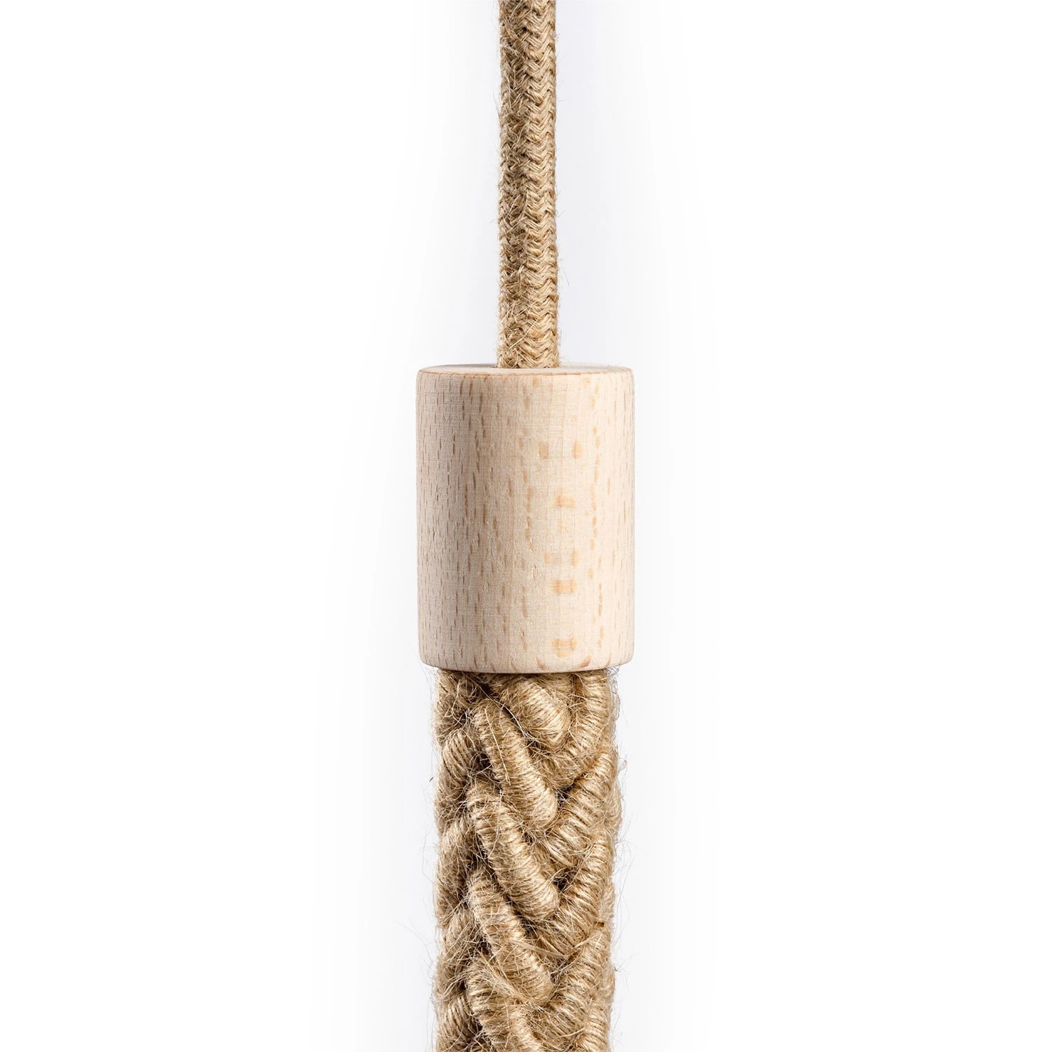 Wooden terminal for 2XL rope cables