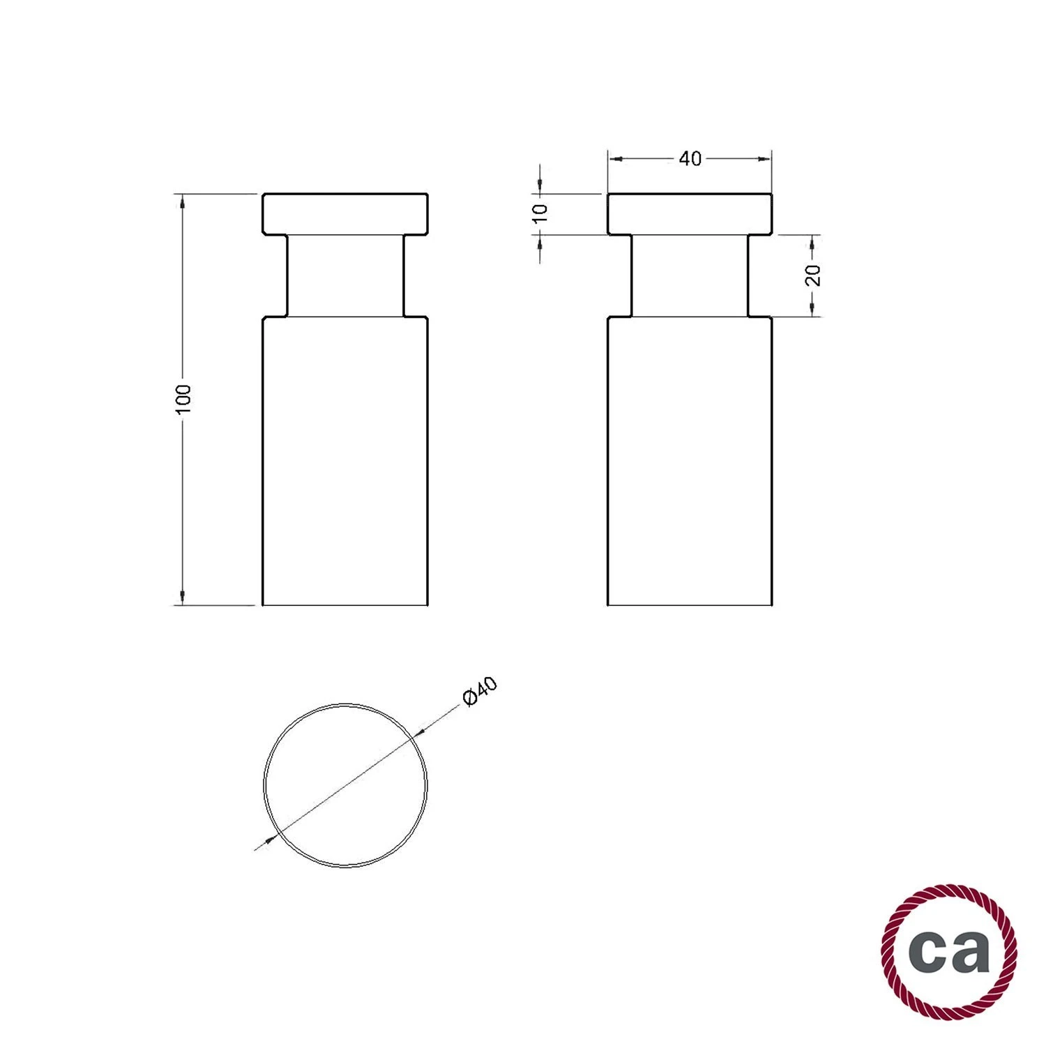 Rolé, wooden wall mount cable tie for pendant lamp