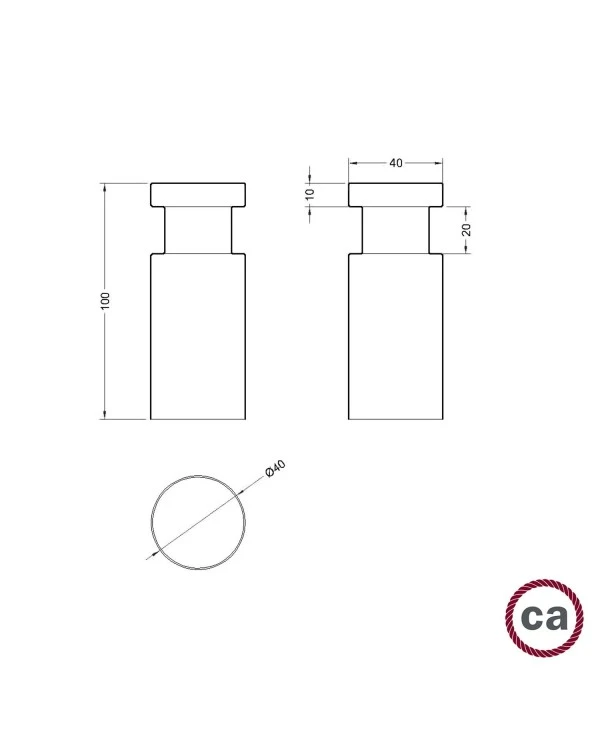 Rolé, wooden wall mount cable tie for pendant lamp