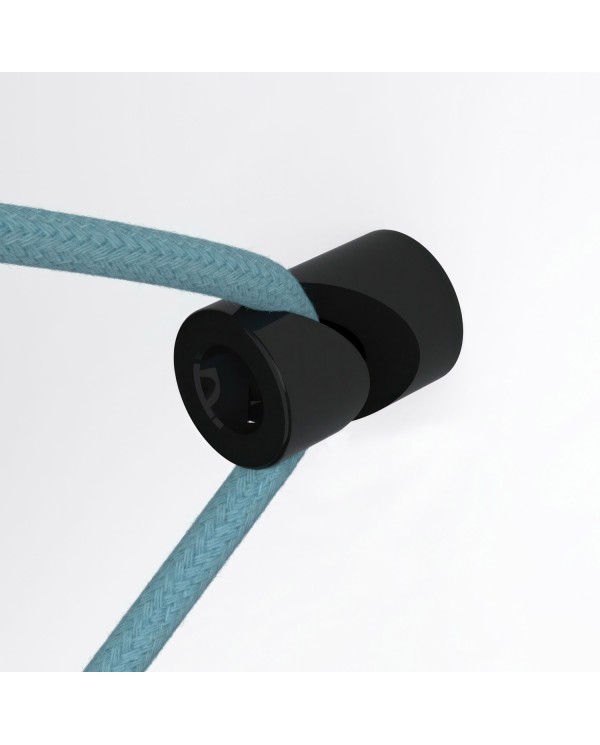 Decentraliser, ceiling or wall mount 'V' hook for fabric electrical cables