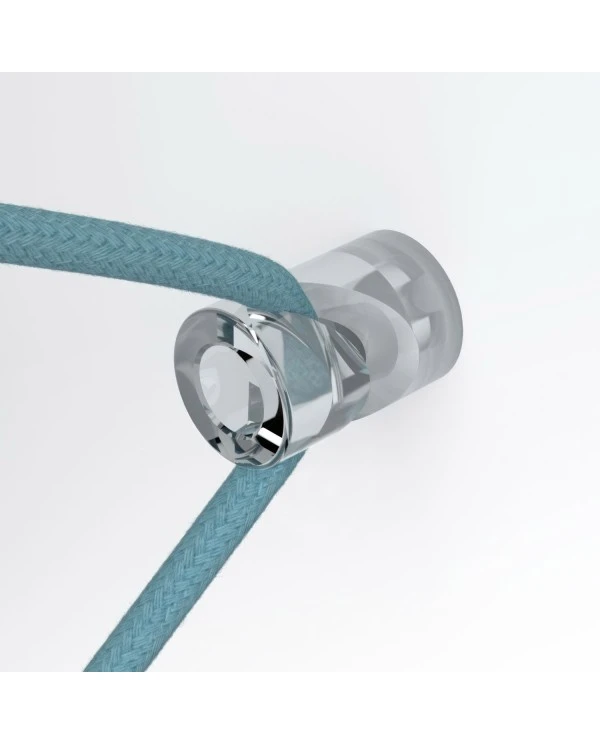 Decentraliser, ceiling or wall mount 'V' hook for fabric electrical cables