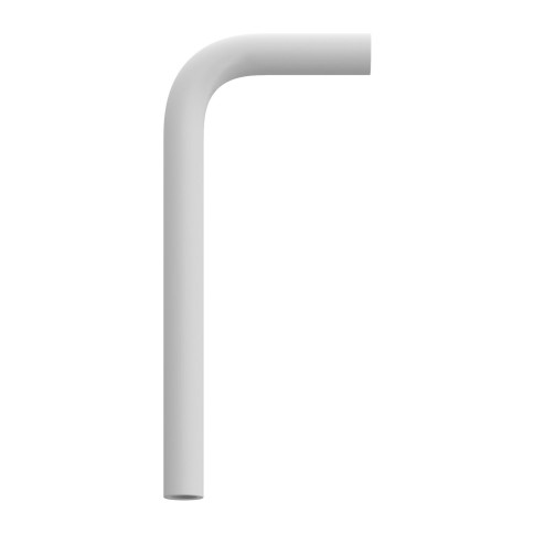 14-cm bent metal extension tube