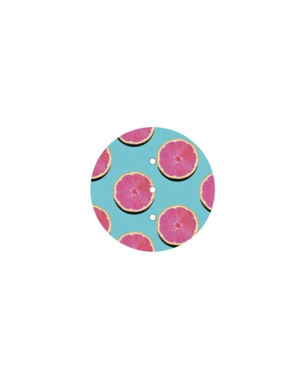 Round Rose-One 3 in-line holes and 4 side holes ceiling rose, 200 mm  - PROMO