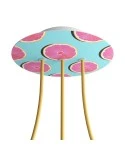 Round Rose-One 3 in-line holes and 4 side holes ceiling rose, 200 mm  - PROMO