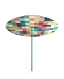 Round XXL Rose-One 1-hole and 4 side holes ceiling rose, 400 mm - PROMO