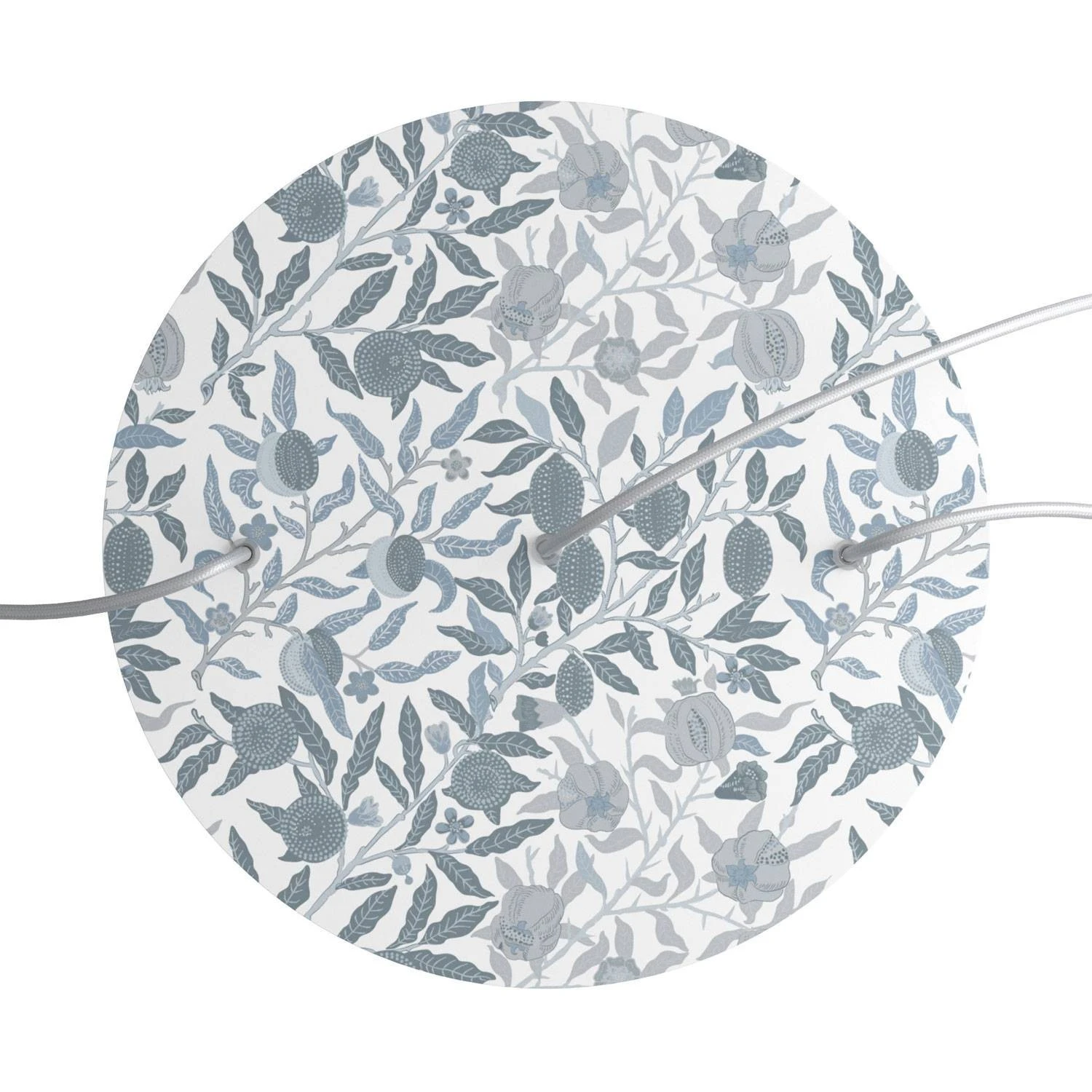 Round XXL Rose-One 3 in-line holes and 4 side holes ceiling rose, 400 mm  - PROMO