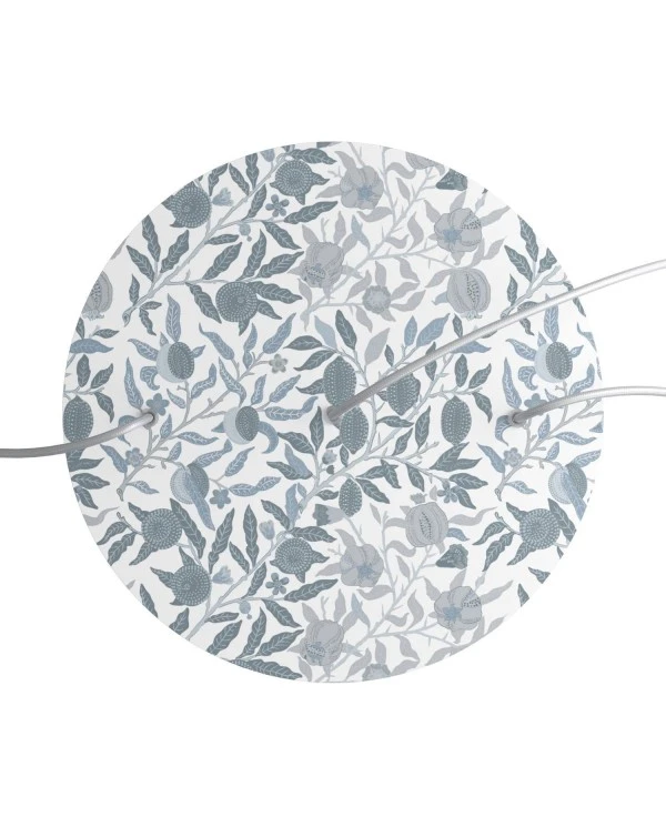 Round XXL Rose-One 3 in-line holes and 4 side holes ceiling rose, 400 mm  - PROMO