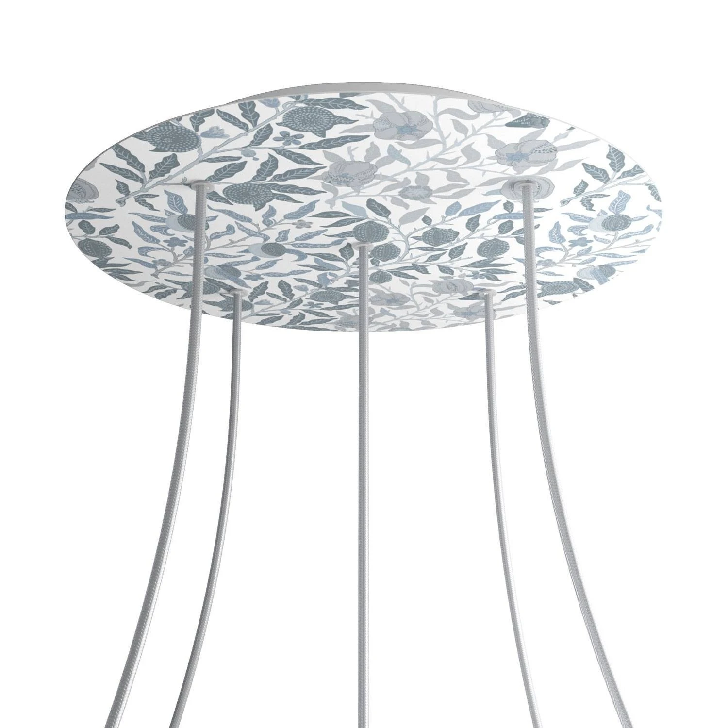 Round XXL Rose-One 5-hole and 4 side holes ceiling rose, 400 mm  - PROMO
