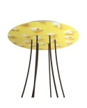 Round XXL Rose-One 6-hole and 4 side holes ceiling rose, 400 mm  - PROMO