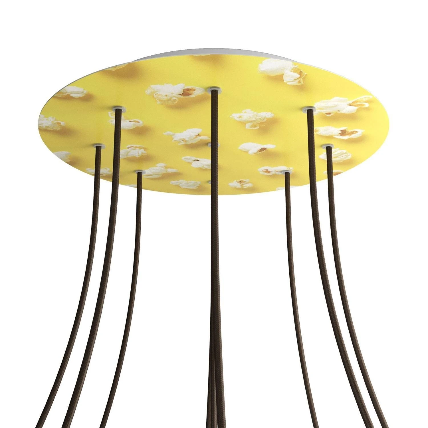 Round XXL Rose-One 9-hole and 4 side holes ceiling rose, 400 mm  - PROMO