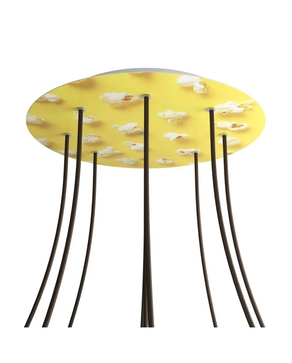 Round XXL Rose-One 9-hole and 4 side holes ceiling rose, 400 mm  - PROMO