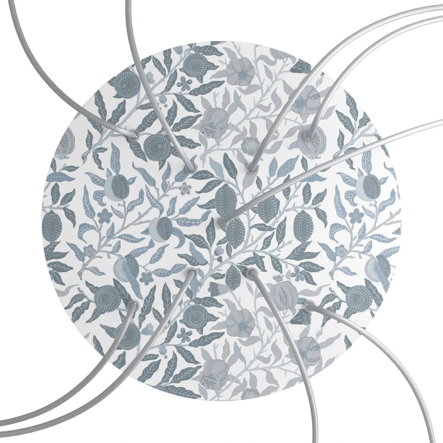 Round XXL Rose-One 9 X-shaped holes and 4 side holes ceiling rose, 400 mm  - PROMO