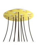 Round XXL Rose-One 10-hole and 4 side holes ceiling rose, 400 mm - PROMO