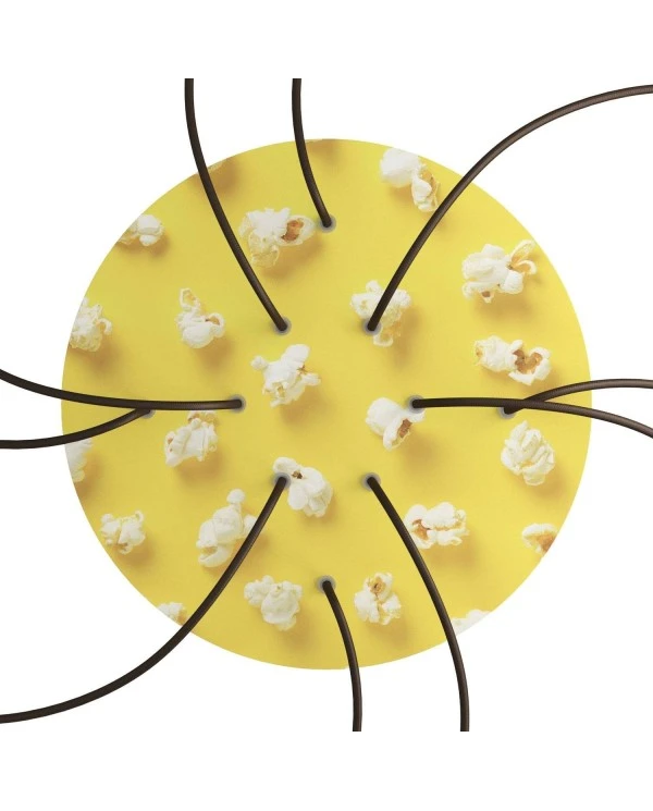Round XXL Rose-One 10-hole and 4 side holes ceiling rose, 400 mm - PROMO