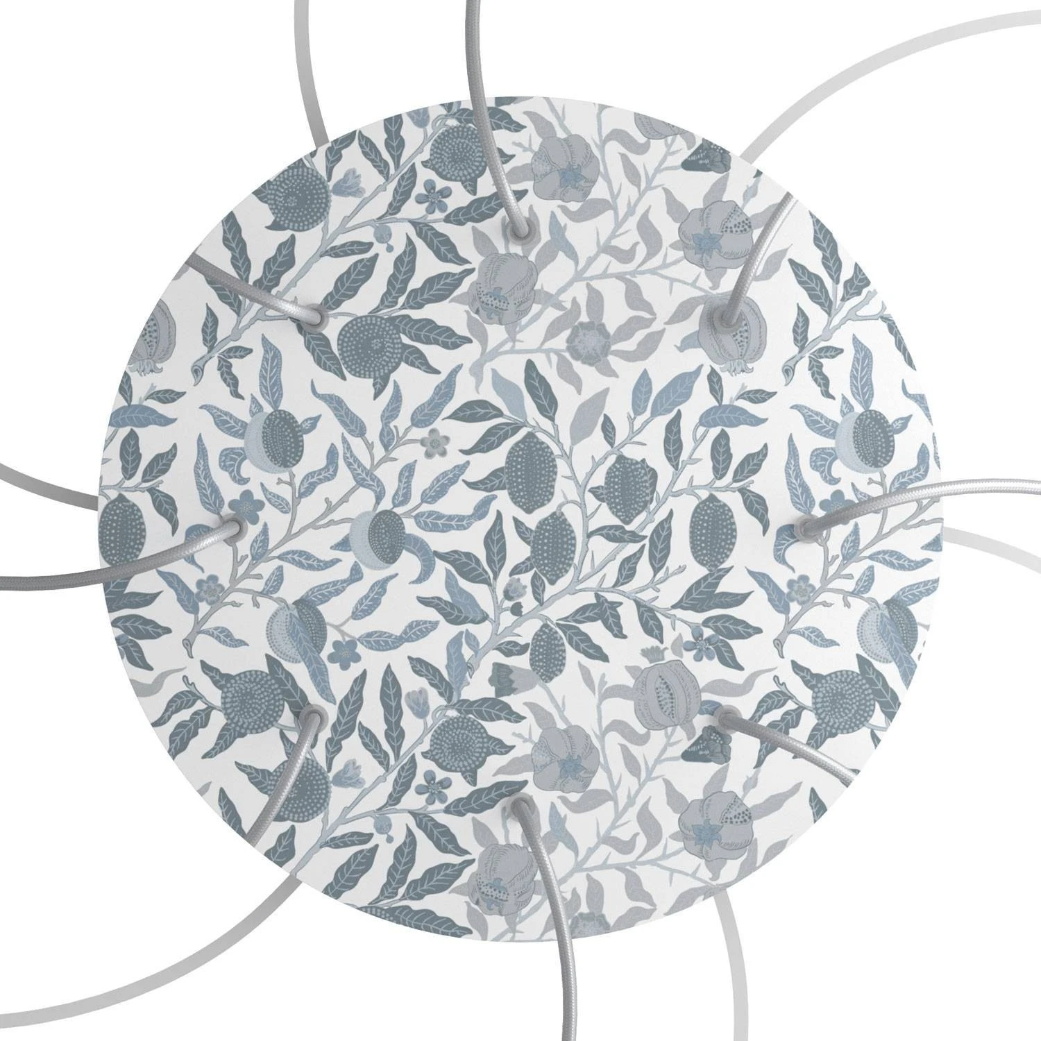 Round XXL Rose-One 10-hole and 4 side holes ceiling rose, 400 mm - PROMO