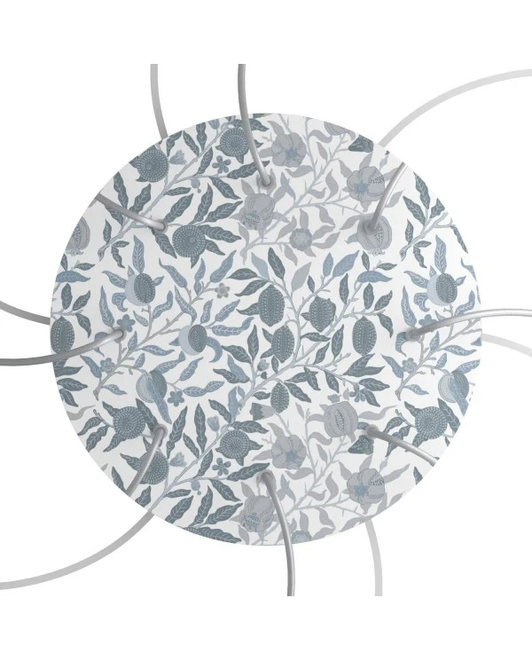 Round XXL Rose-One 10-hole and 4 side holes ceiling rose, 400 mm - PROMO